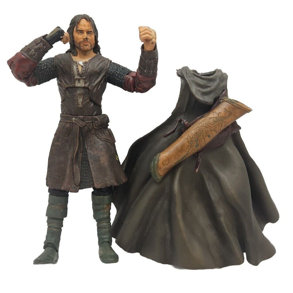Lord of the Rings Aragorn 6" Action Figure LOTR 2004 NLP Marvel